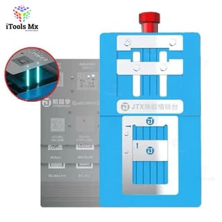 BASE MAGNETICA CON KIT DE STENCIL CPU EMMC RAM PARA IPHONE Y ANDROID T4 PRO JTX